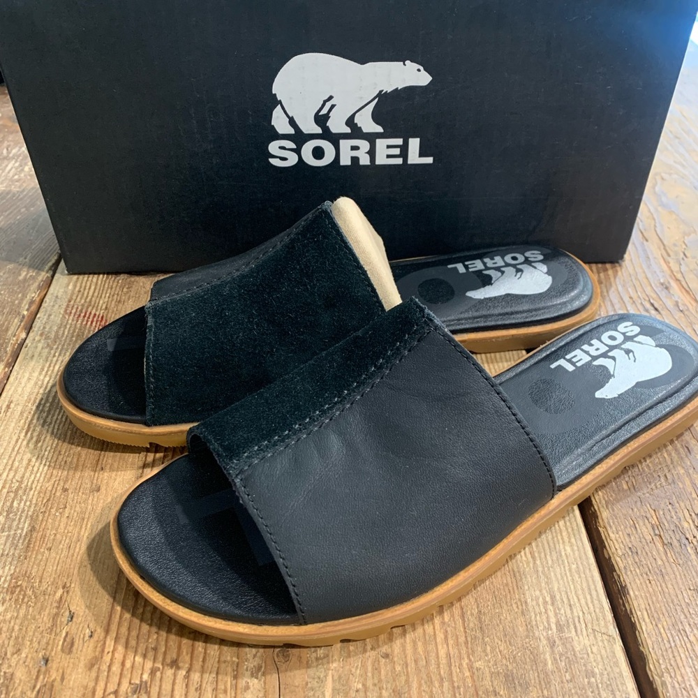 SOREL ELLA II BLOCK SLIDE